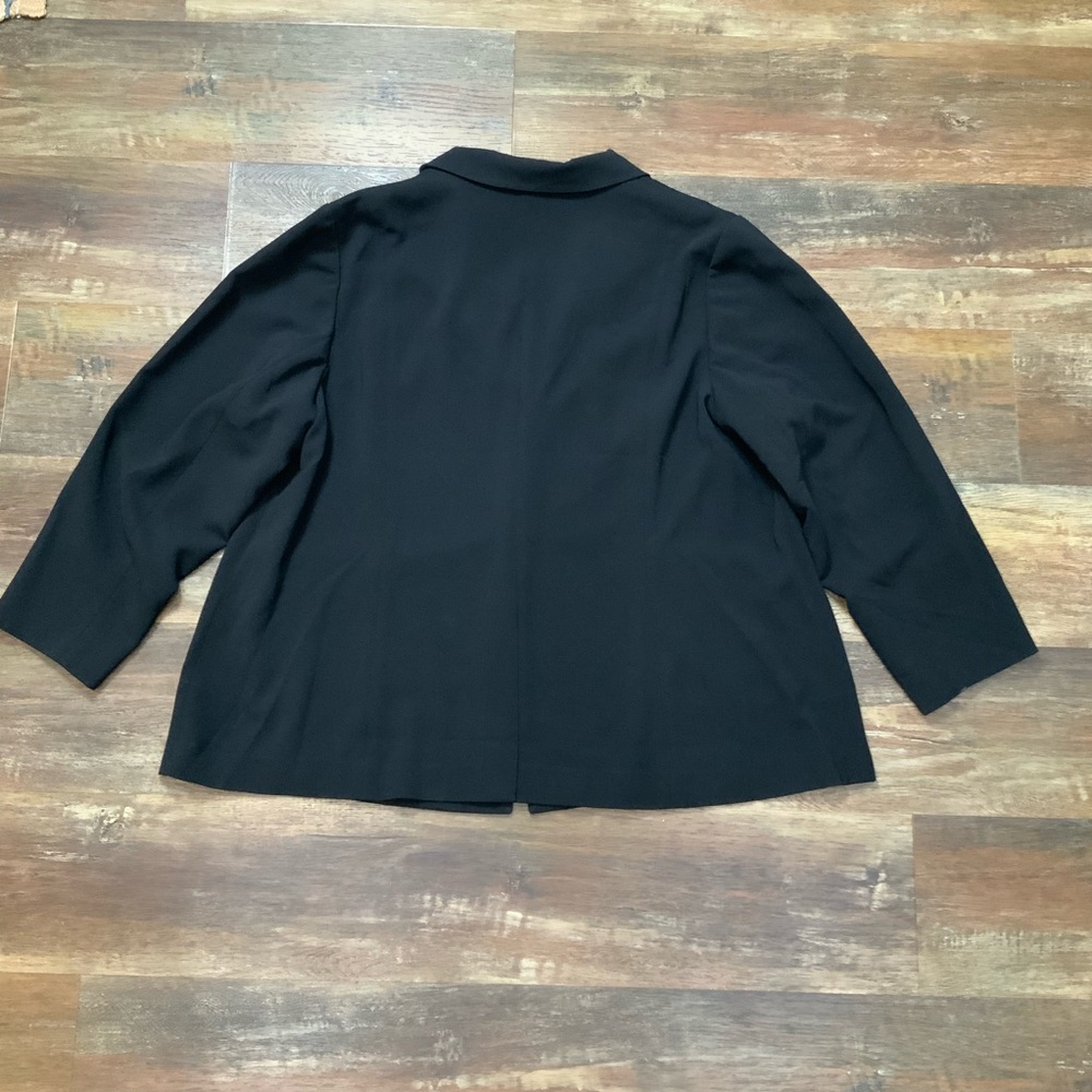 Talbots Plus Easy Travel Single Button Blazer Siz… - image 4